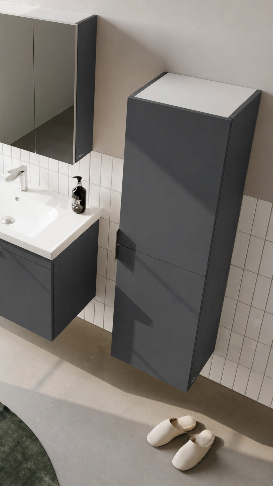 PURUS/DESNA 40 BYD M.ANTRASIT DMNTORKA3009943Banyo Boy Dolabı Modelleri 