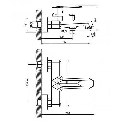 Roca Banyo Bataryası, Carelia, Mat Siyah, A5A028ANBKRocaA5A028ANBKStandart Banyo Bataryaları