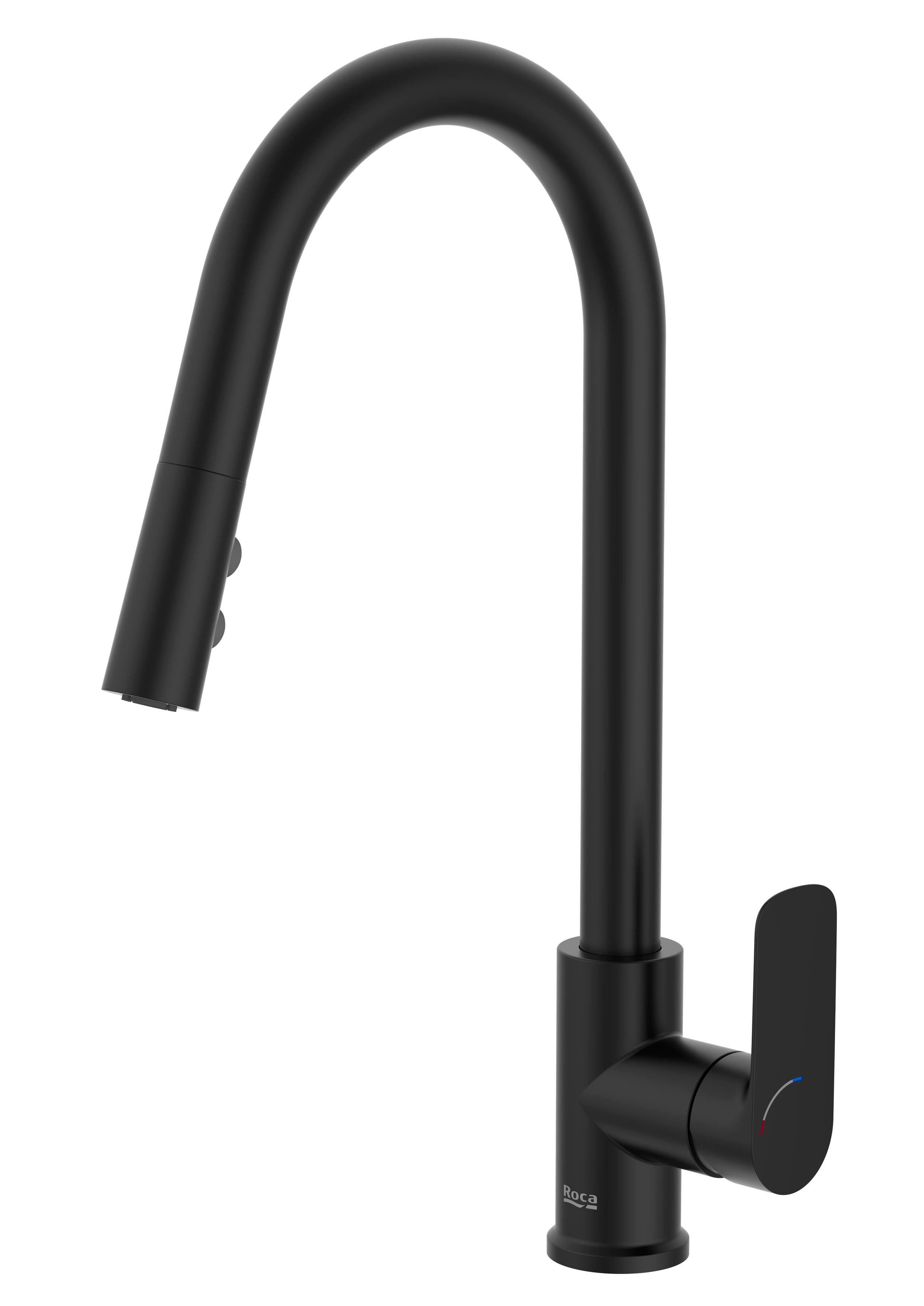Roca Eviye Batarya, Cala, Pull-Down, Mat Siyah, A5A816ENB0RocaA5A816ENB0Eviye Bataryaları