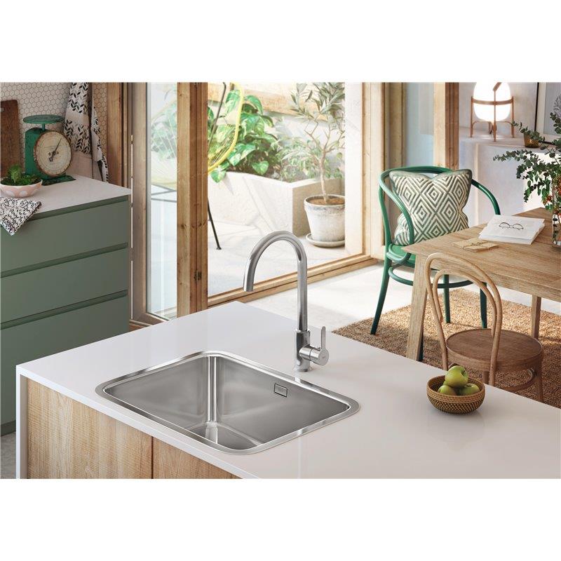 Roca Eviye Bataryası, Mencia, Döner Çıkış Uçlu, Krom, A5A7409C00 RocaA5A7409C00Eviye Bataryaları