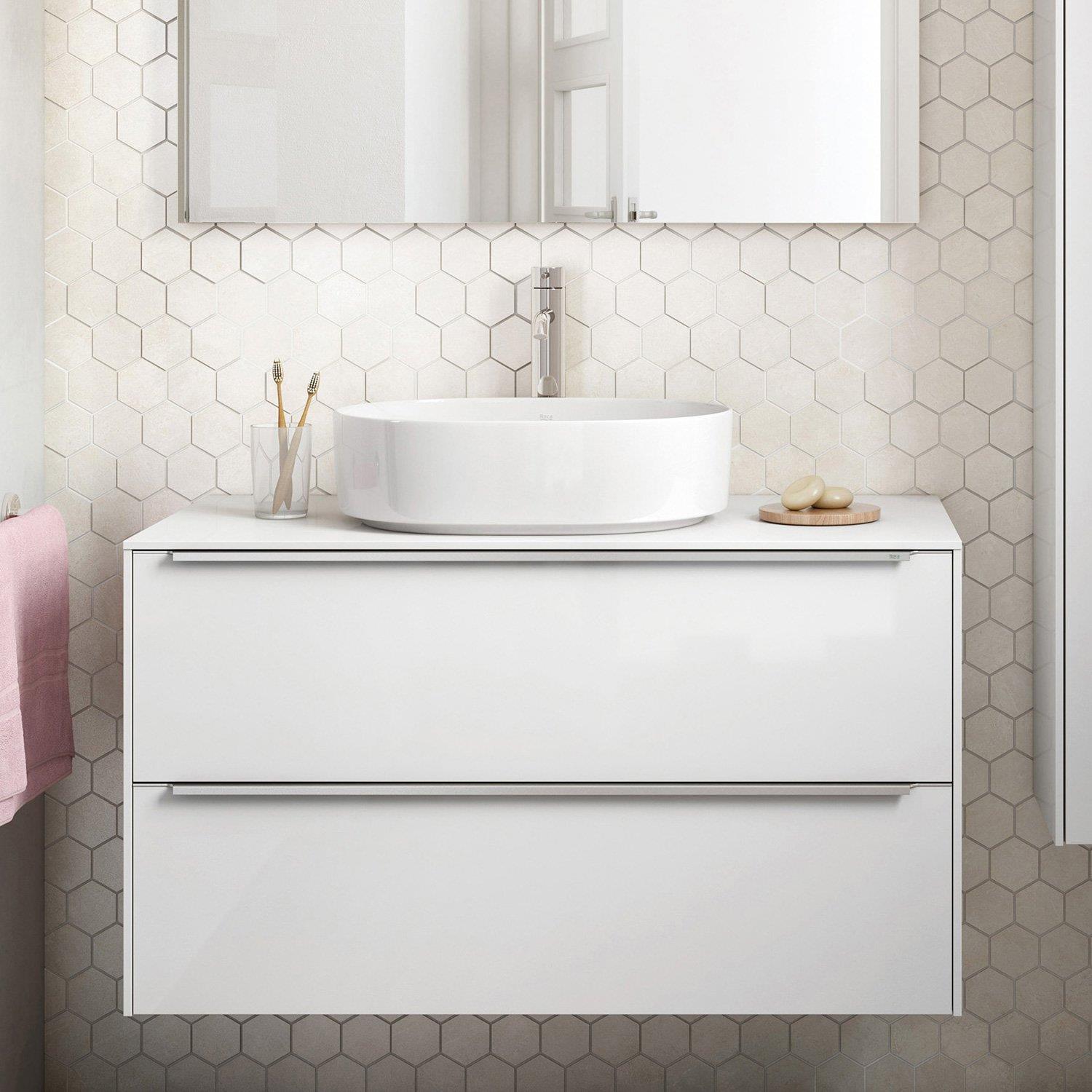 Roca Inspira Tezgah Üstü Lavabo Beyaz ,A327520000VitrAA327520000 Lavabo Modelleri, Fiyatları ve Çeşitleri | Banyo Dizayn 