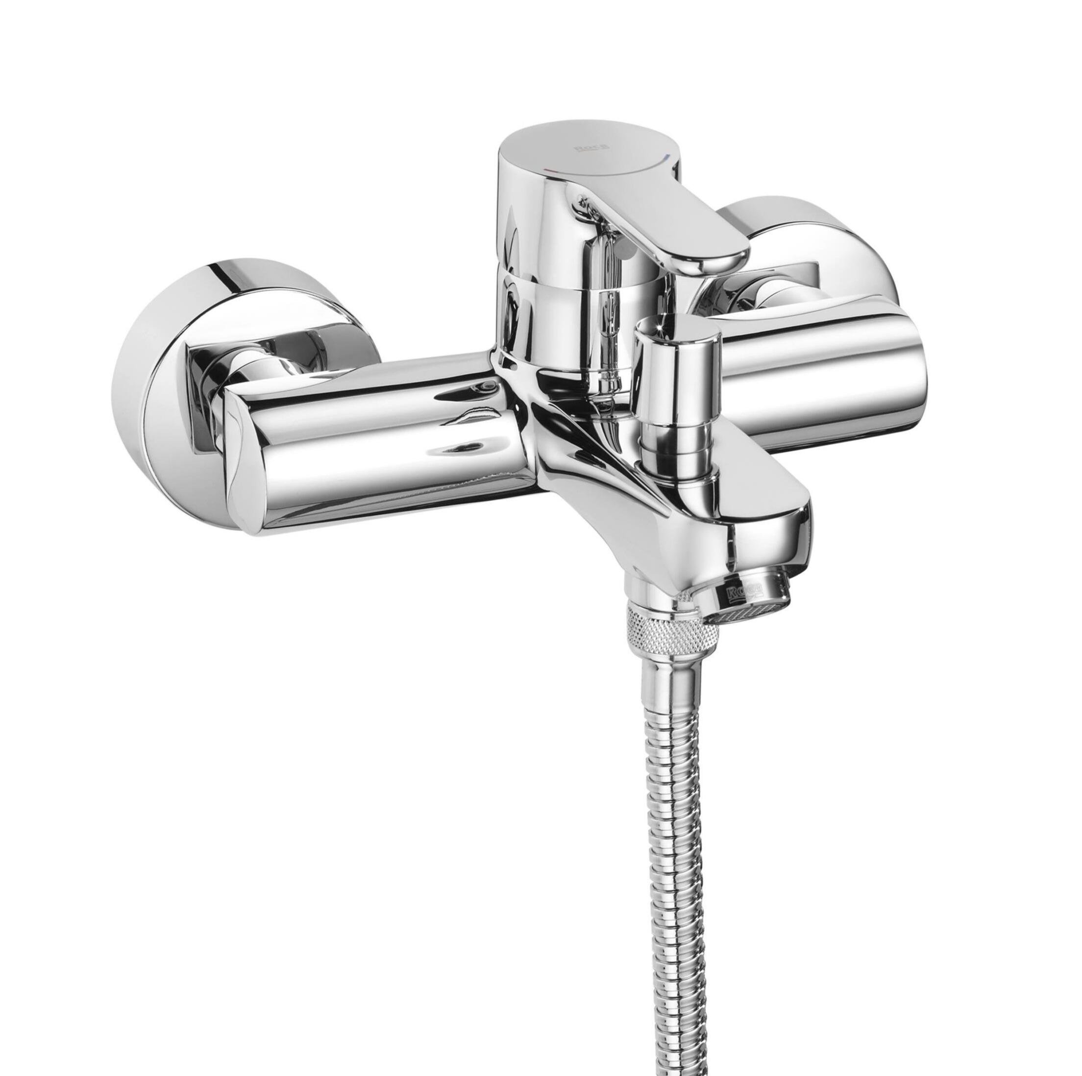 Roca L20 Banyo Bataryası Krom A5A0209C00RocaA5A0209C00Standart Banyo Bataryaları