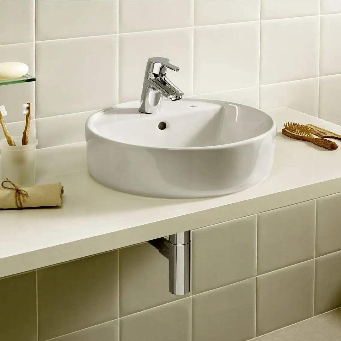 Roca Lavabo, The Gap, Çanak, 55 cm, A3270Y0000RocaA3270Y0000Tezgah Üstü Lavabo Modelleri ve Fiyatları | Banyo Dizayn