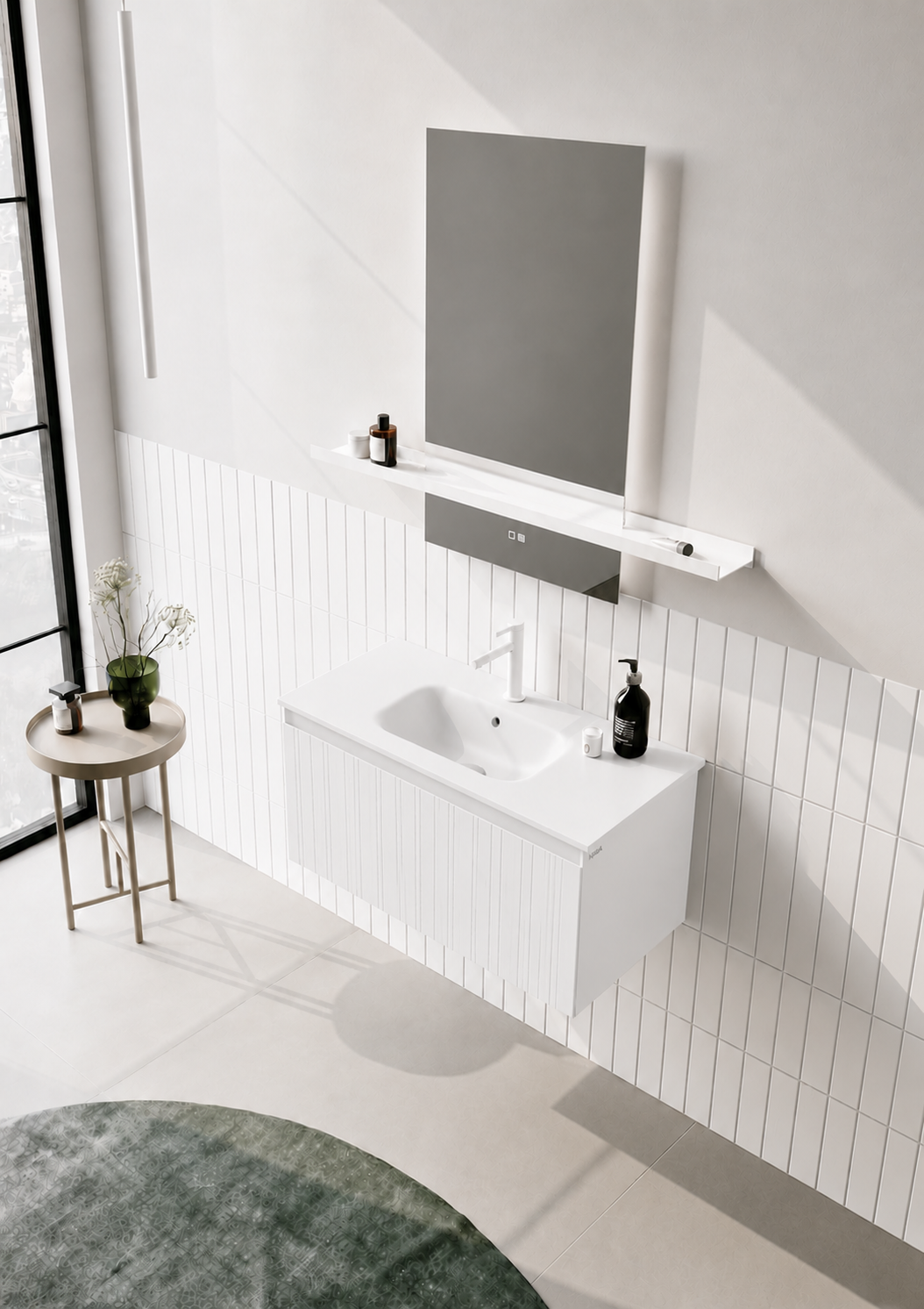 SALINA 100 TKM M.BEYAZORKA5007416Banyo Dolabı Takımı