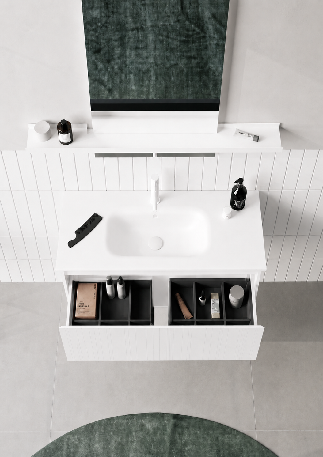 SALINA 100 TKM M.BEYAZORKA5007416Banyo Dolabı Takımı