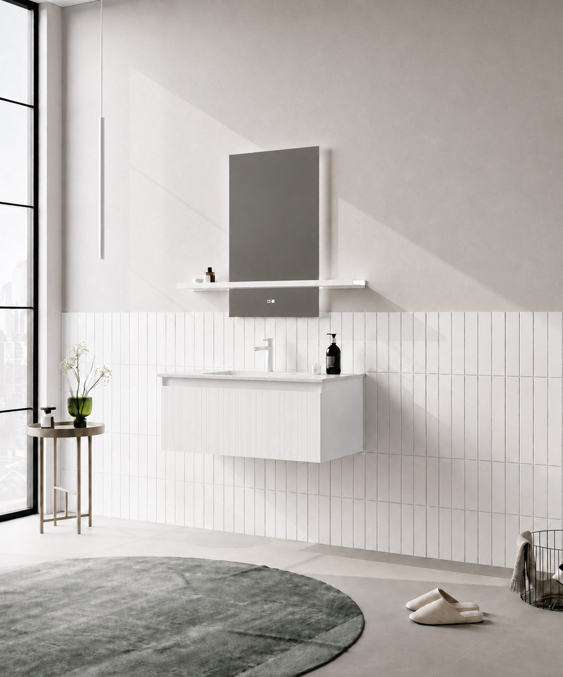 SALINA 100 TKM M.BEYAZORKA5007416Banyo Dolabı Takımı