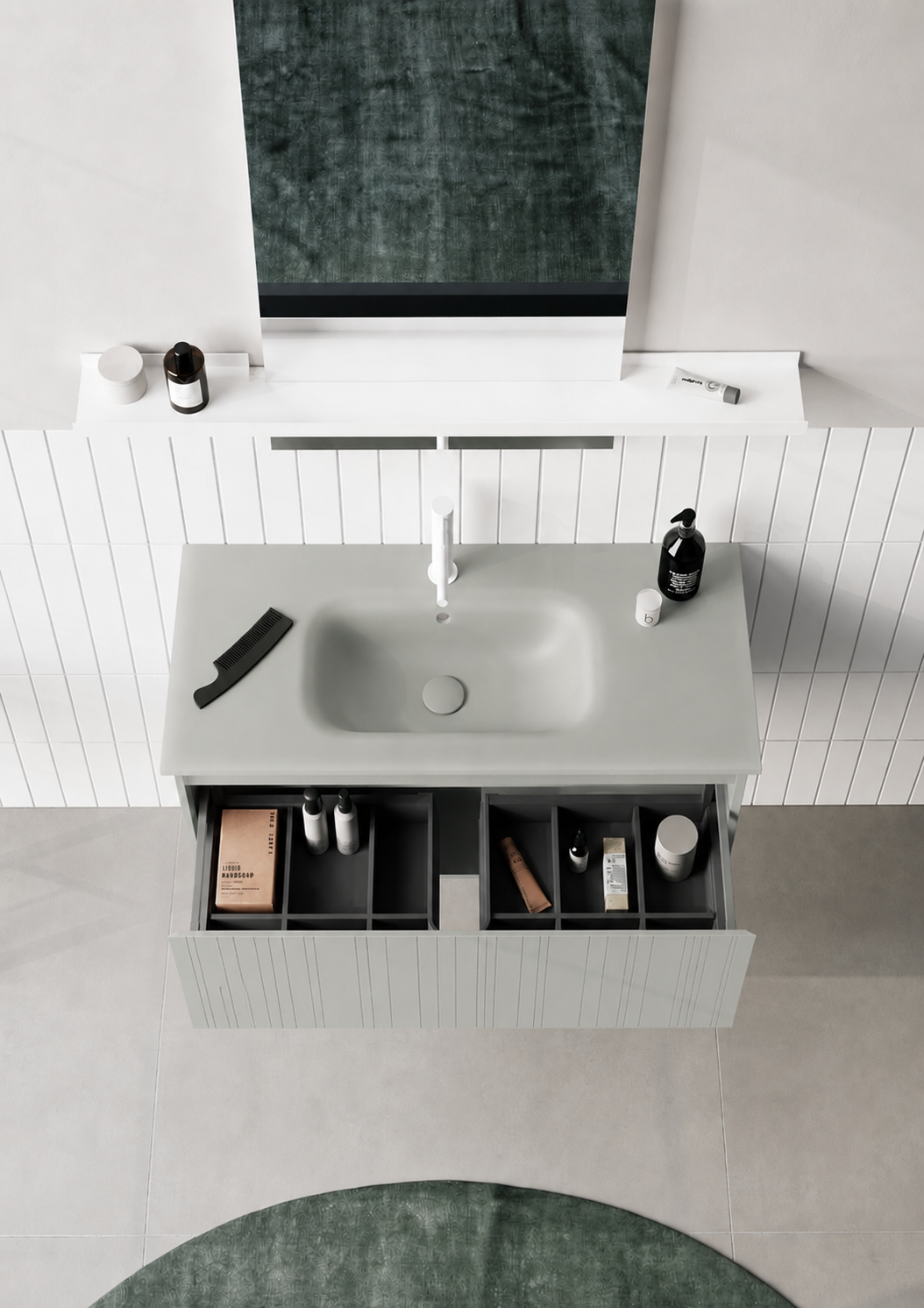 SALINA 100 TKM M.KASMIRORKA5007417Banyo Dolabı Takımı