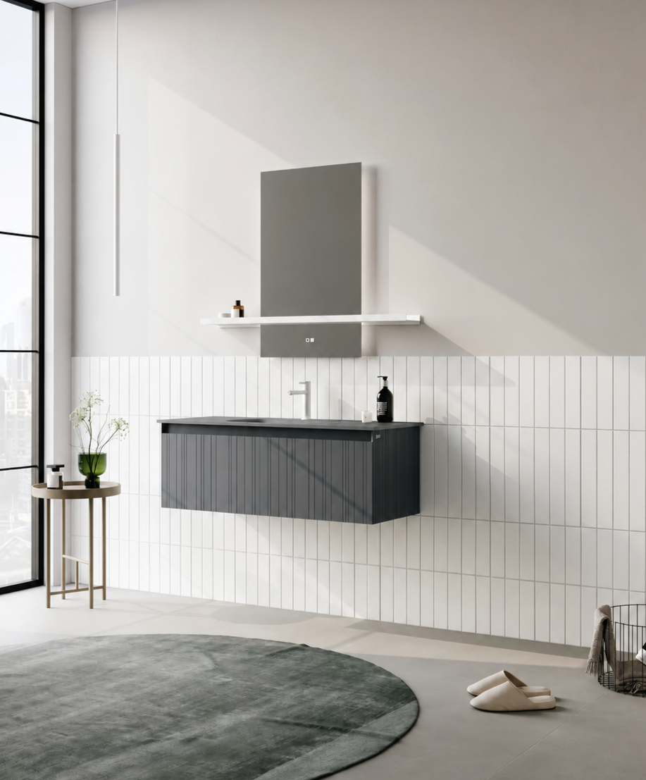 SALINA 120 TKMM.ANTRASITORKA5007421Banyo Dolabı Takımı