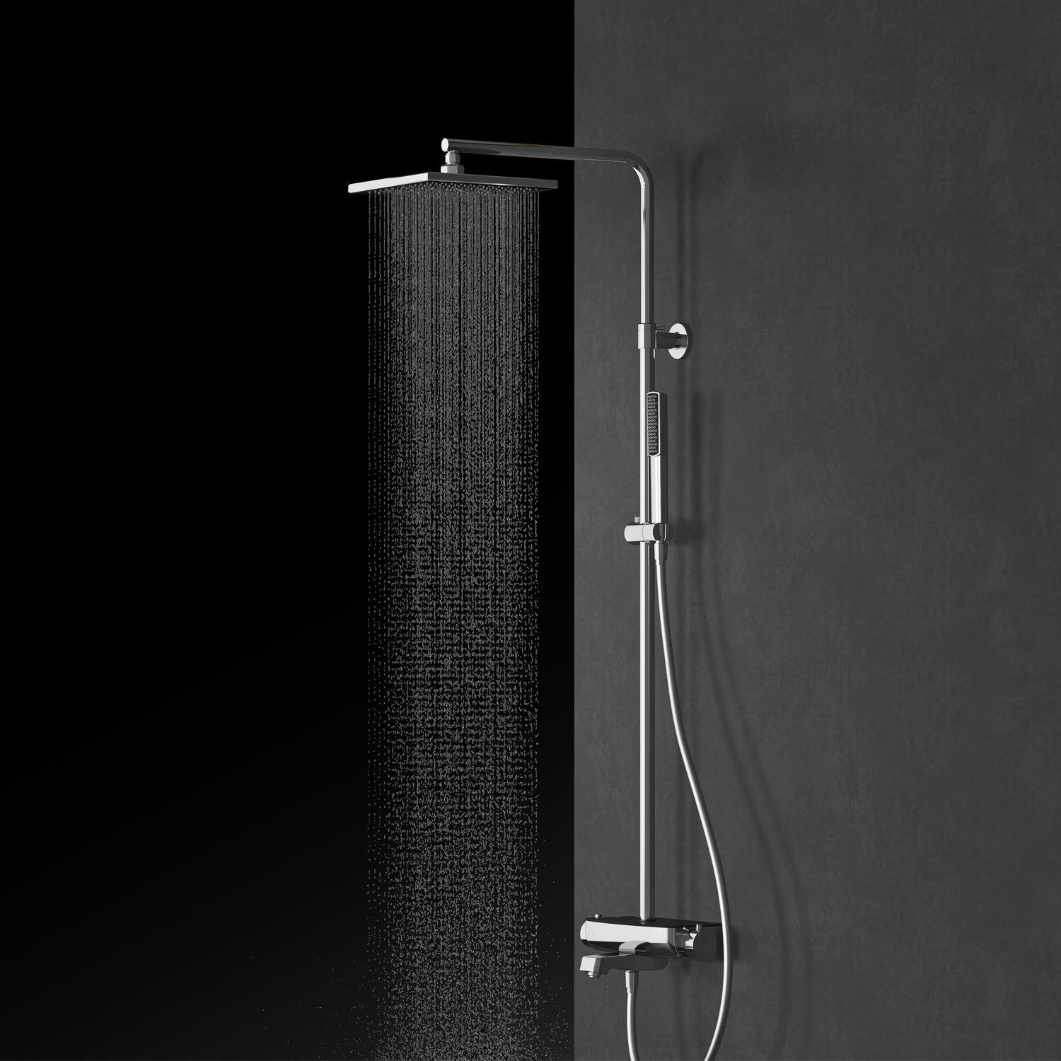 Teska Duş Kolonu, Mira, Termostatik, Üç Yönlü, Beyaz Camlı, DK3601CTeskaDK3601CDuş Kolonları