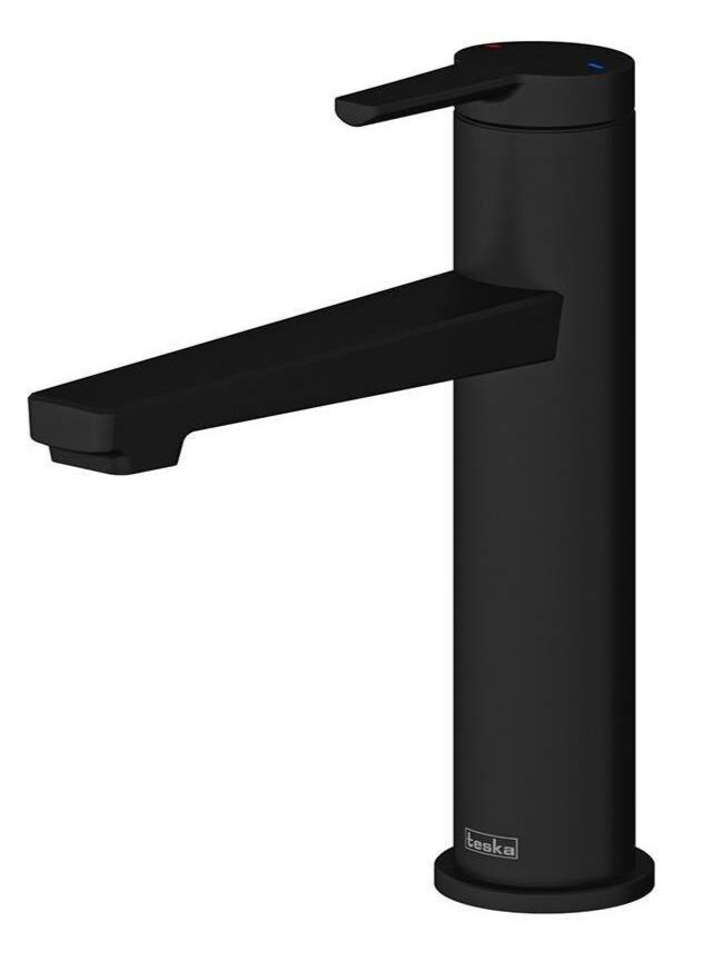 Teska Lavabo Bataryası, Liva Leo S, Siyah, E5414TeskaE5414Lavabo Bataryaları