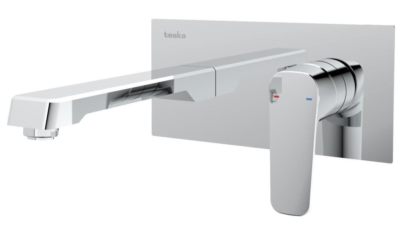 Teska Lavabo Bataryası, Quasar Pro, Ankastre, Krom, E5106TeskaE5106Lavabo Bataryaları