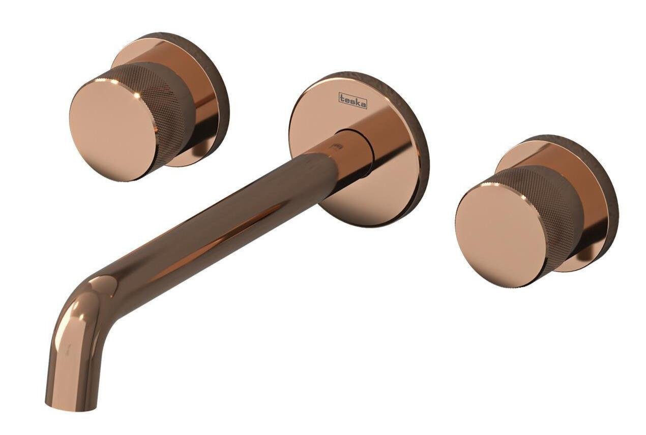 Teska Lavabo Bataryası, Tria, Ankastre, Rose Gold, E5219TeskaE5219Lavabo Bataryaları