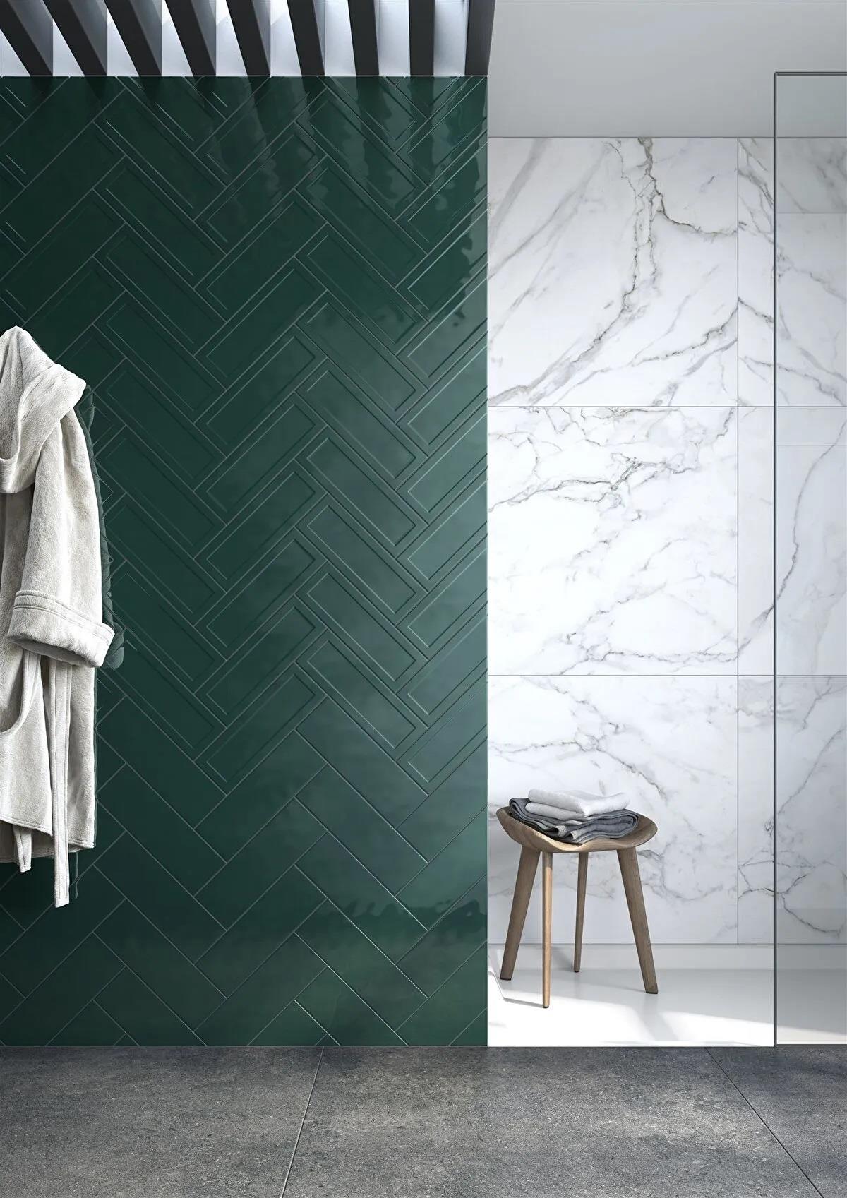 Vitra 10X30D Karo Homemade-X Zümrüt Yeşil Crcv. Dek Prl Nr K94630700001VTE1VitrAK94630700001VTE1Karo Seramik