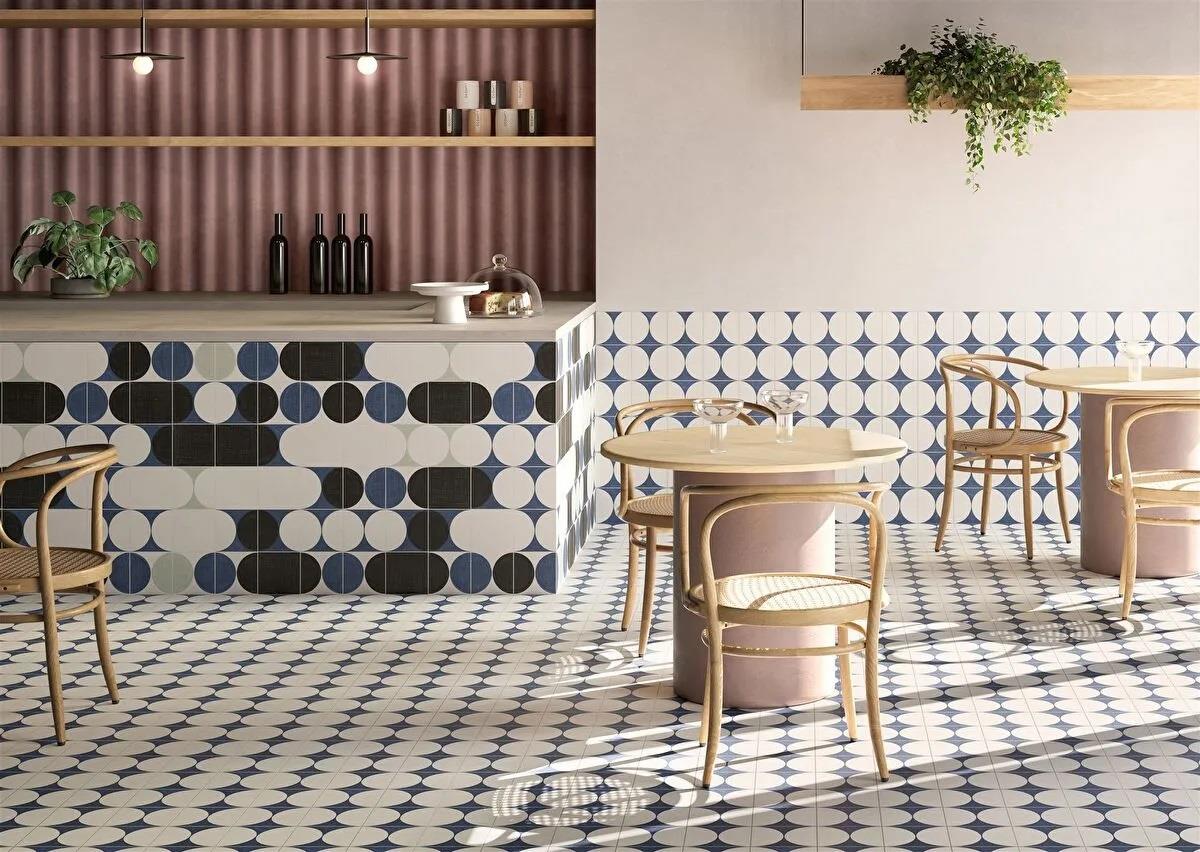 Vitra 15X15 Karo Atelier 01 Royal Mavi Daire Mat Nr K95080600001VTE0VitrAK95080600001VTE0Karo Seramik