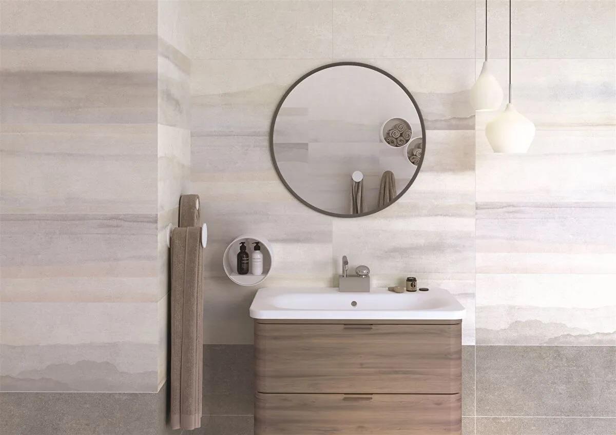 Vitra 30X60 Rektifiye Newcon Gümüş Gri Lappato R9 K945752LPR01VTE0VitrAK945752LPR01VTE030x60 Seramik Karolar