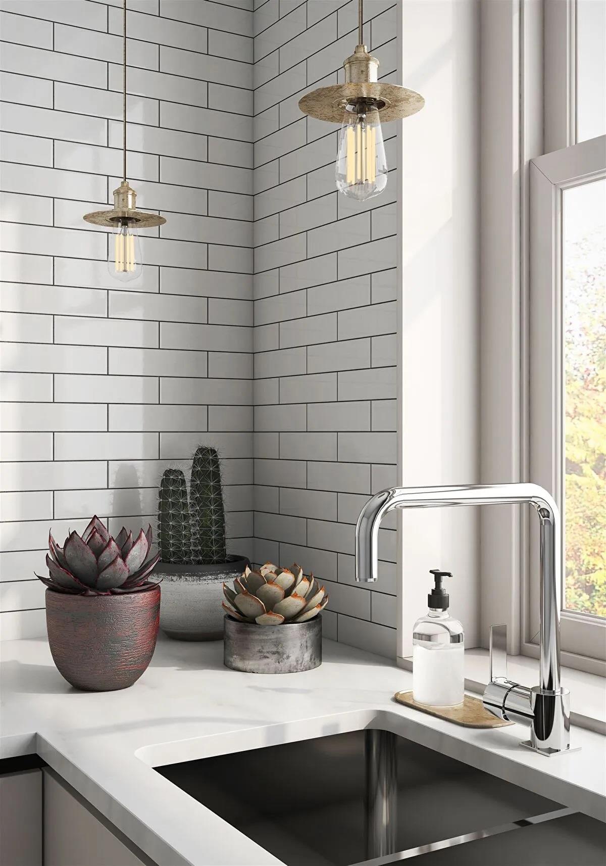 Vitra 5X20 Karo Miniworx Ral 9016 Beyaz Mat K54185980001VTE0VitrAK54185980001VTE0Karo Seramik