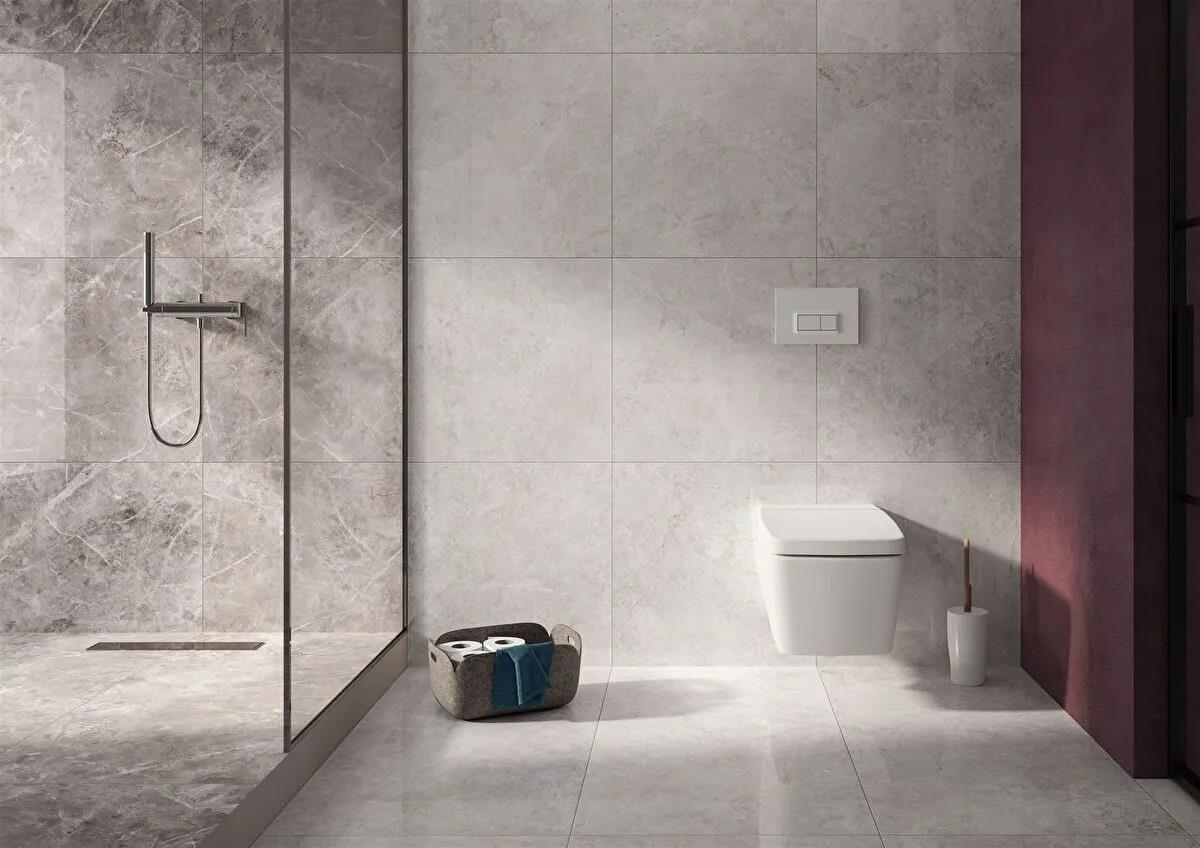 Vitra 60X60 Rektifiye Marmori Fior Grej Full Lappato K947003FLPR1VTE0VitrAK947003FLPR1VTE060x60 Seramik Karolar