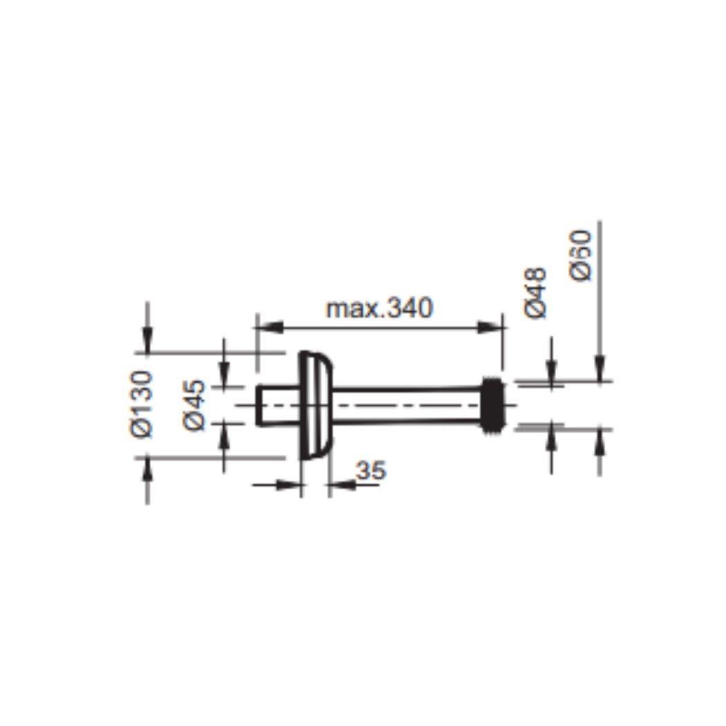 Vitra Çocuk Klozetleri İçin Ara Uzatma Borusu 300-1203VitrA300-1203Klozet Tamamlayıcı Ürünler