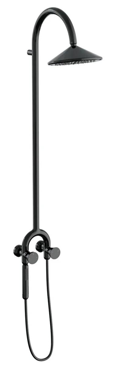 Vitra Duş Kolonu ve Termostatik Duş Bataryası Sistemi, Liquid, Manyetik El Duşlu, Parlak Siyah, A4721939VitrAA4721939Duş Başlıkları