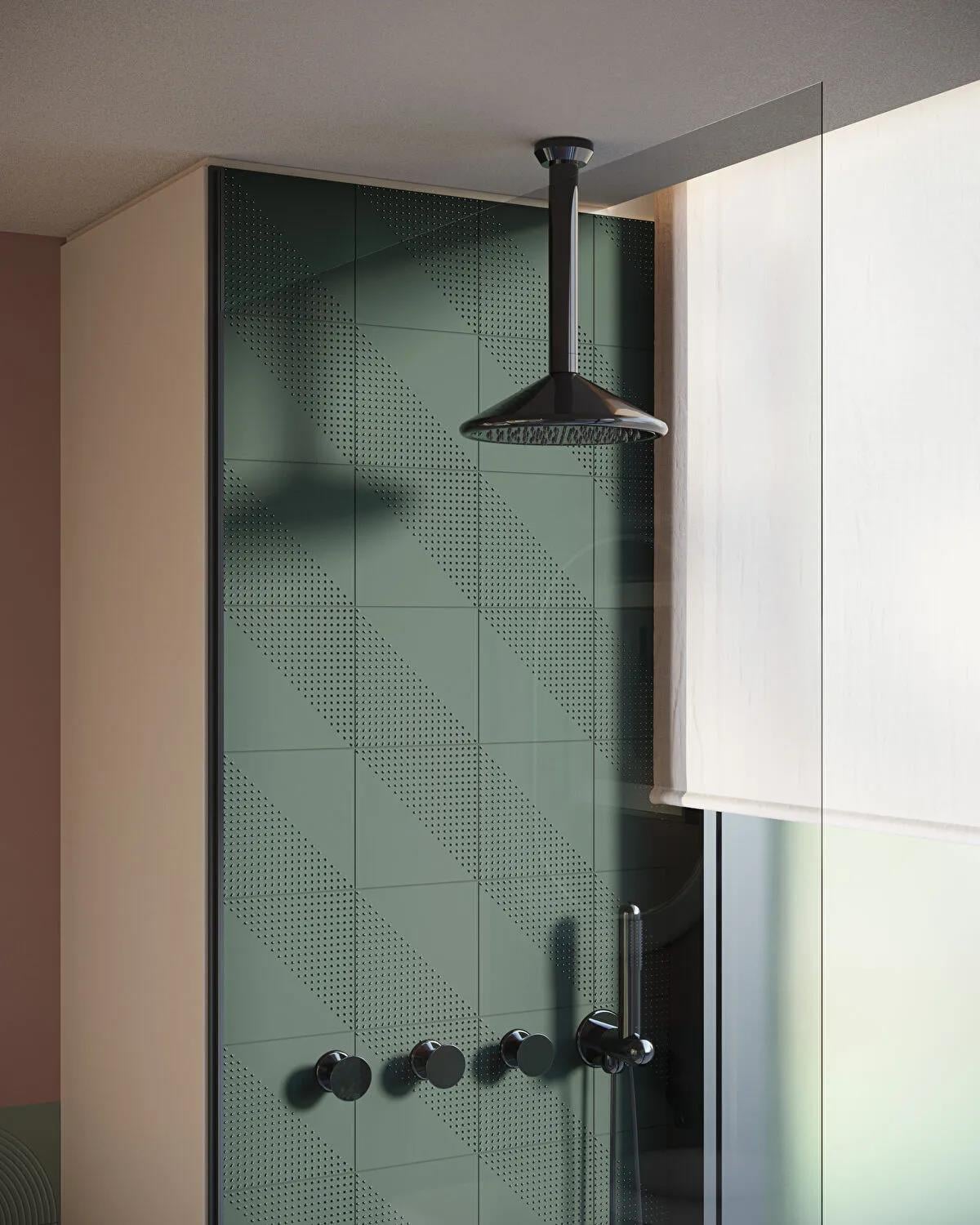 Vitra Duş Seti, Liquid, Ankastre (Sıva Üstü Grubu) Parlak Siyah, A4277739VitrAA4277739Ankastre Duş Setleri