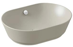 Vitra Geo Oval Çanak Lavabo, 55 cm, Mat Bej, 7427B020-0012 VitrA7427B020-0012Çanak Lavabo