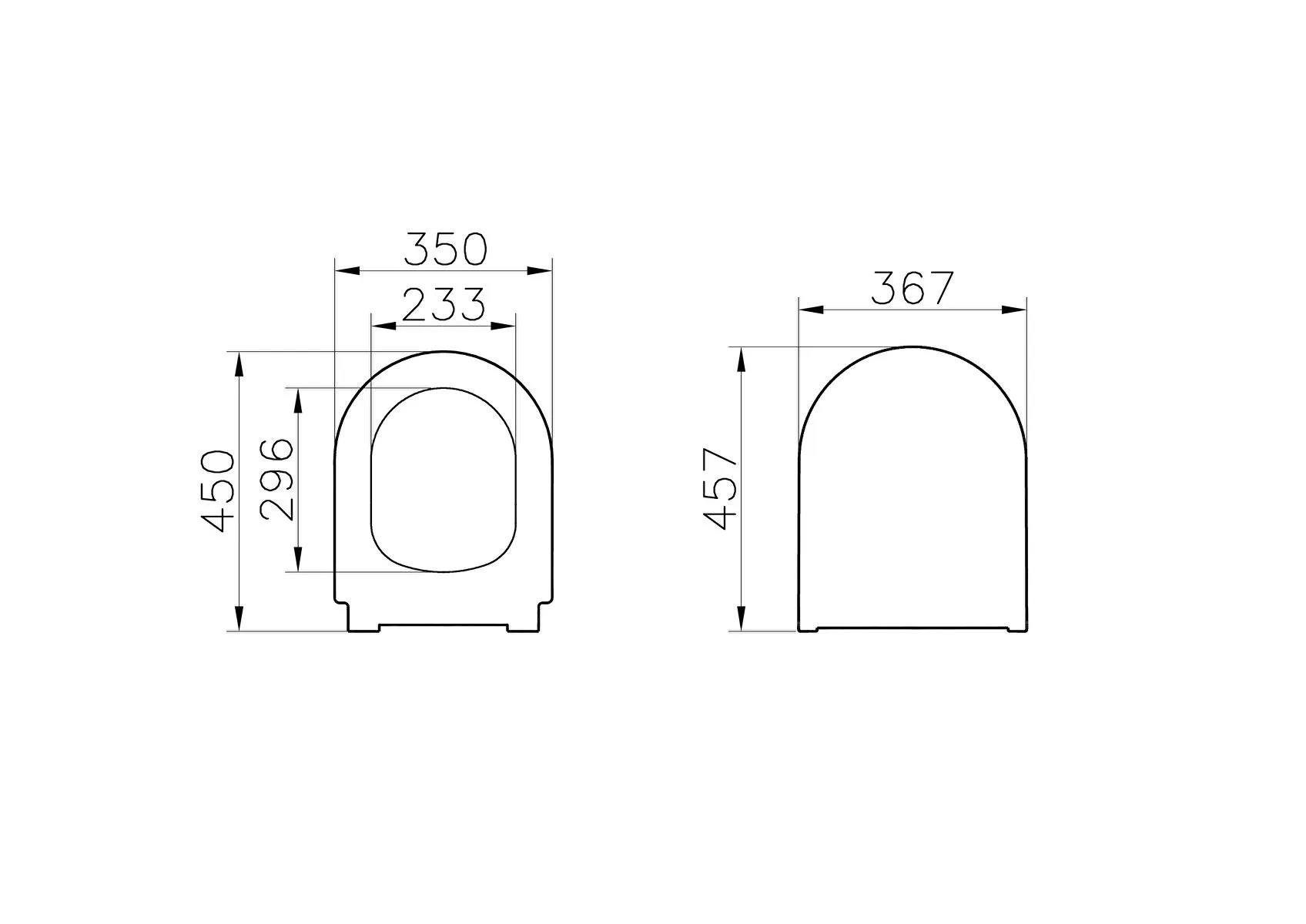 Vitra Integra Round Yavaş Kapanır Klozet Kapağı, Metal Menteşeli, Kolay Sökülebilir, Mat Beyaz, 131-001R009VitrA131-001R009Klozet Kapağı