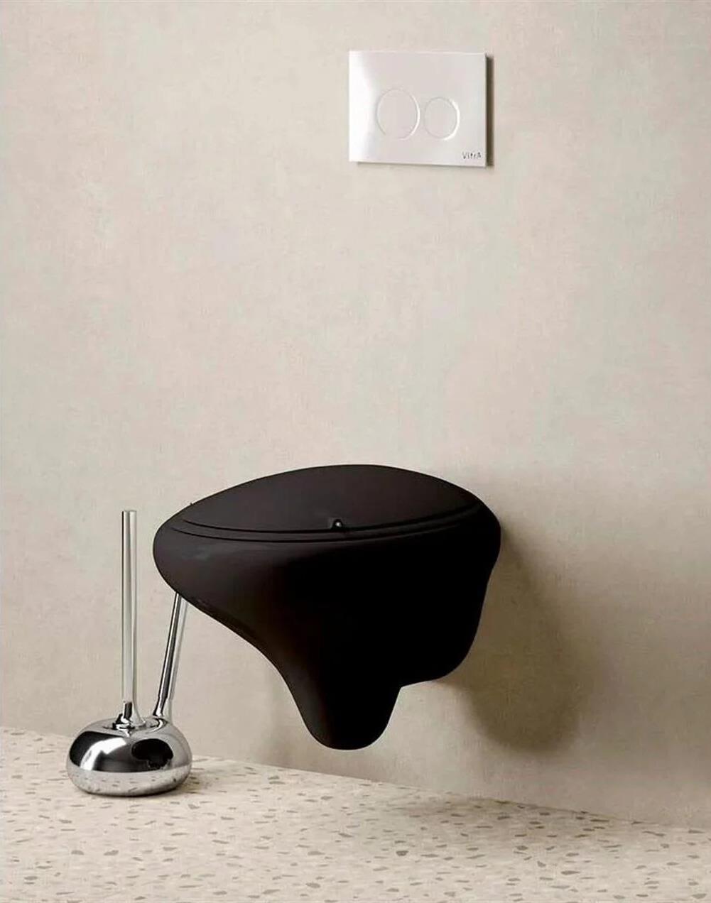 Vitra İstanbul Ledsiz PC Klozet Kapağı, Yavaş Kapanır, Siyah, 166-070-109VitrA166-070-109Klozet Kapağı