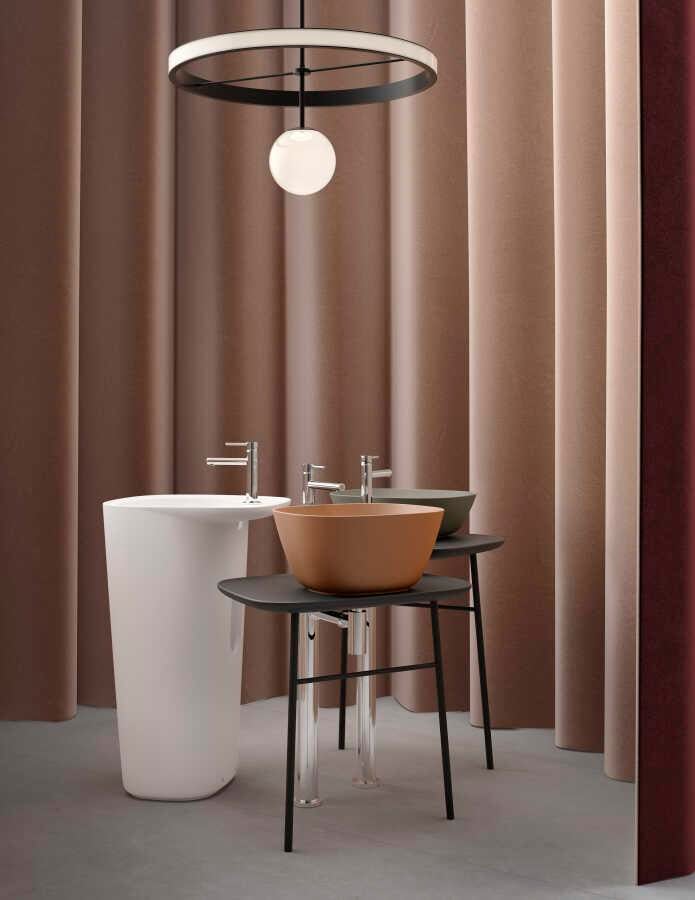 Vitra Lavabo Bataryası, Origin, Tezgah Üstü, A42558VitrAA42558Çanak Lavabo Bataryaları