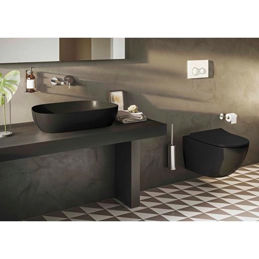 Vitra Lavabo, Outline, Çanak, 63 cm, Mat Siyah, 5993B483-0016  (sadece istanbul teslimat için uygundur )VitrA5993B483-0016Çanak Lavabo
