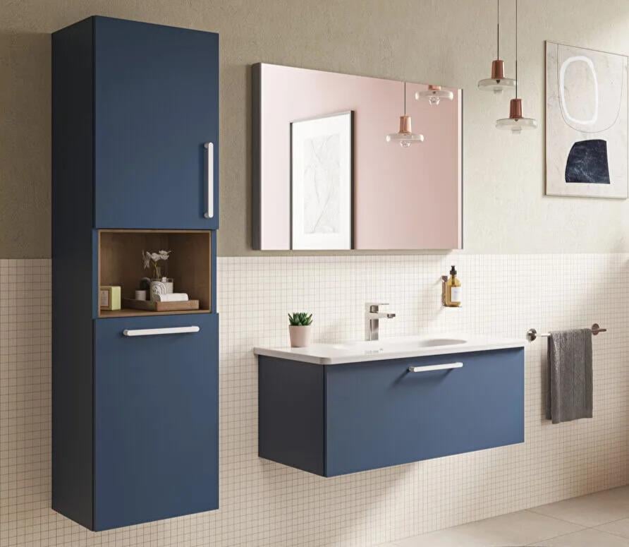 Vitra Lavabo, Zentrum, Etajerli, 100 cm, 7794B003-0001VitrA7794B003-0001Etajerli Lavabo