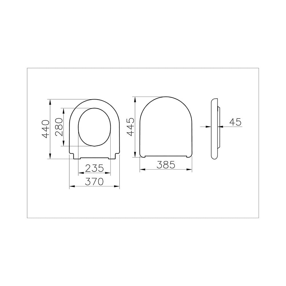 Vitra Liquid Klozet Kapağı (Yavaş Kapanır) 137-003-009VitrA137-003-009Klozet Kapağı