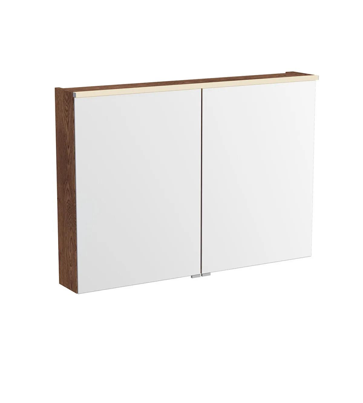Vitra Metropole Edge Dolaplı Ayna, 100 Cm, Ceviz 67166VitrA67166Ayna Ve Dolaplı Aynalar