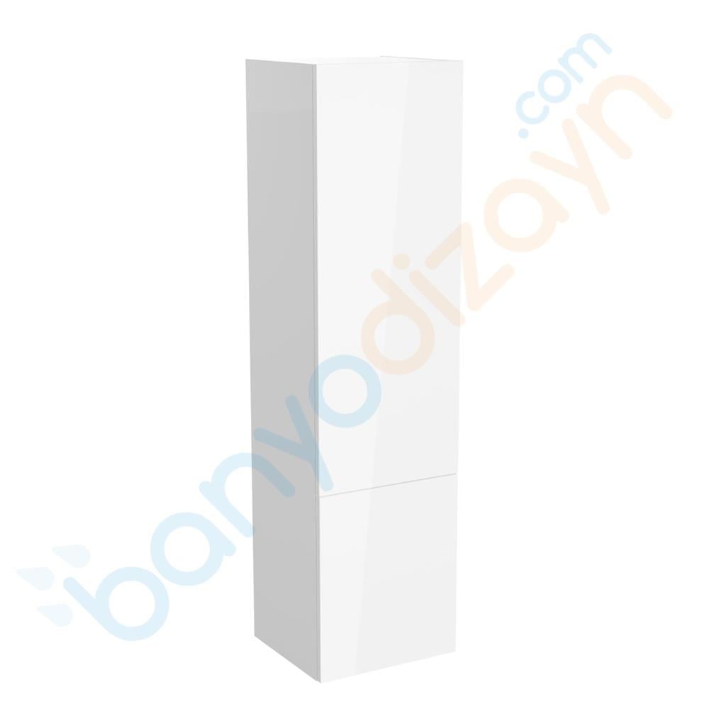 Vitra Metropole Pure Boy Dolabı, Parlak Beyaz, Sol, 67342 VitrA67342Banyo Boy Dolabı Modelleri 