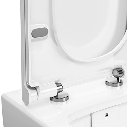 Vitra Metropole Slim Klozet Kapağı, Yavaş Kapanır, Kolay Sökülebilir, 132-003R009 VitrA132-003R009Klozet Kapağı