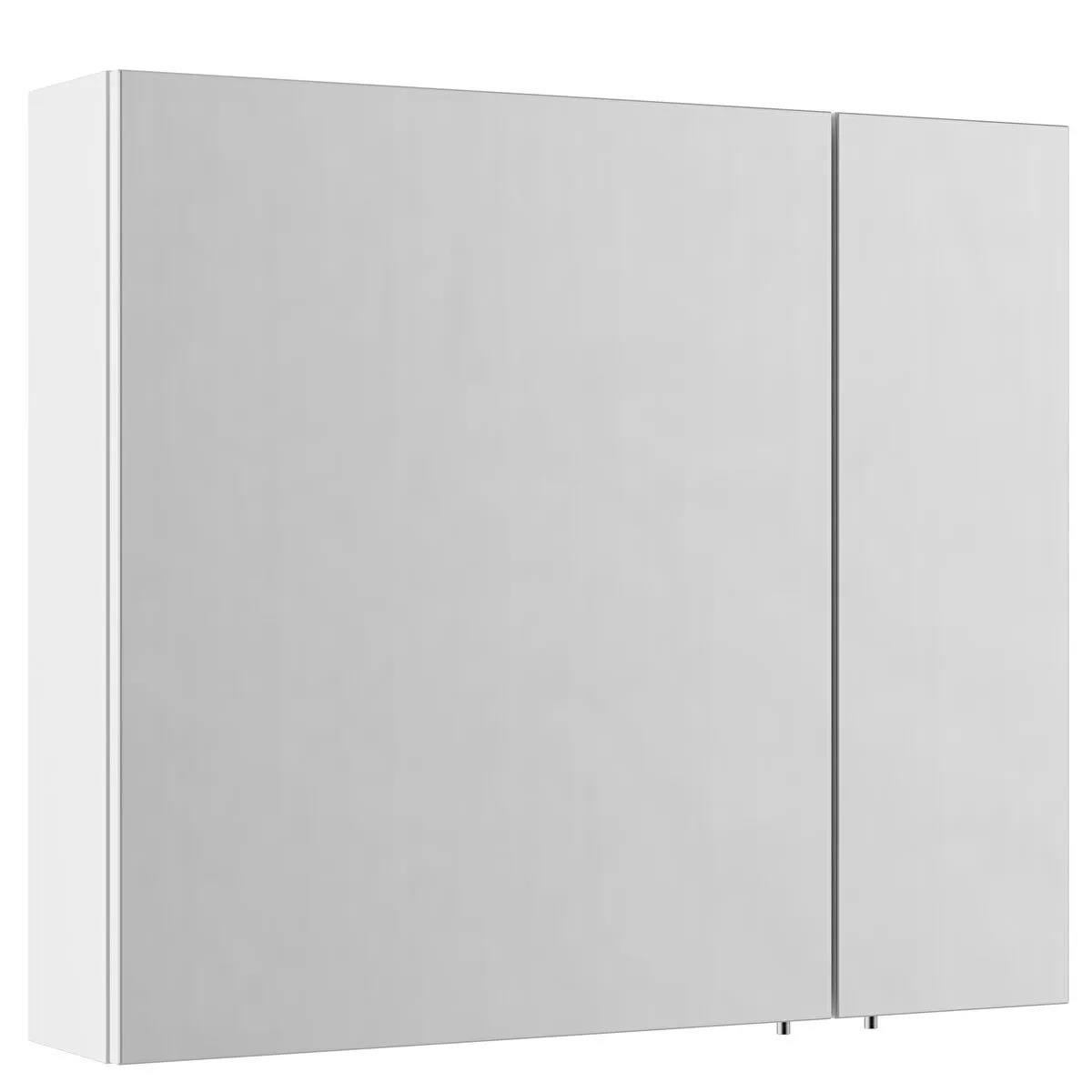 Vitra Mia Asimetrik Dolaplı Ayna, 80 cm, Parlak Beyaz, 67704VitrA67704Ayna Ve Dolaplı Aynalar