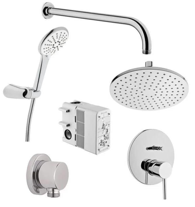 Vitra Minimax S Ankastre Banyo Seti (Rain L, Snow 3F) A49296VitrAA49296Ankastre Duş Setleri