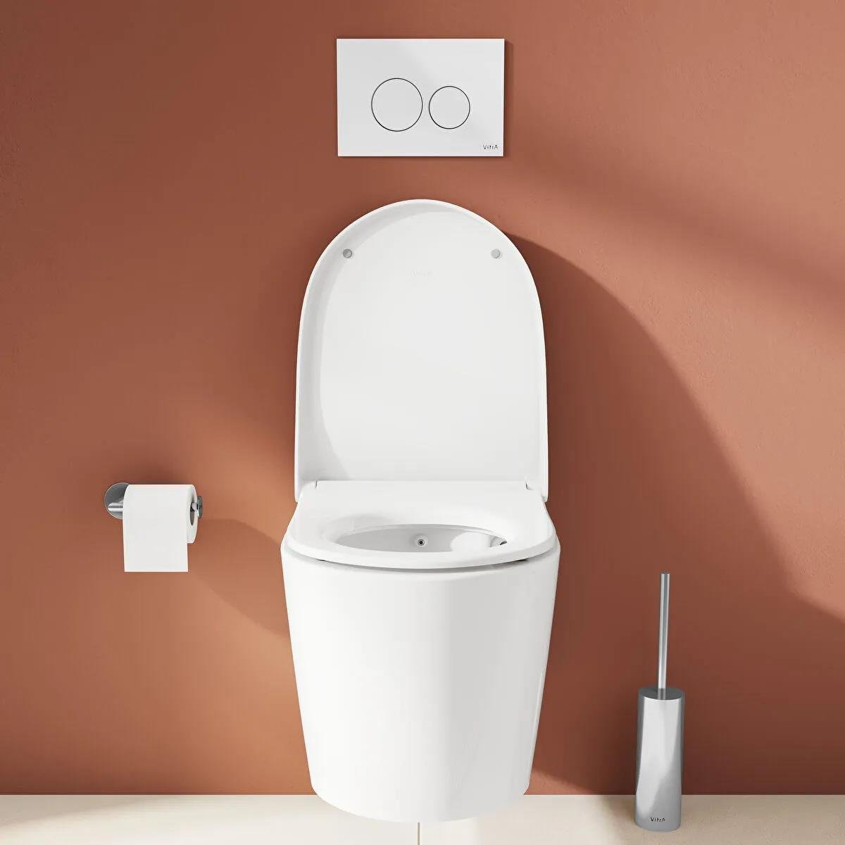 Vitra Nest QuantumFlush Klozet Kapağı, Yavaş Kapanır, 230-003R009VitrA230-003R009Klozet Kapağı