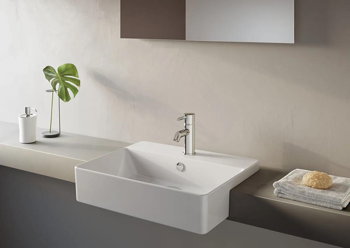 Vitra Nuo Dikdörtgen Lavabo, 60 cm, 7432B003-0041 VitrA7432B003-0041Standart Lavabo