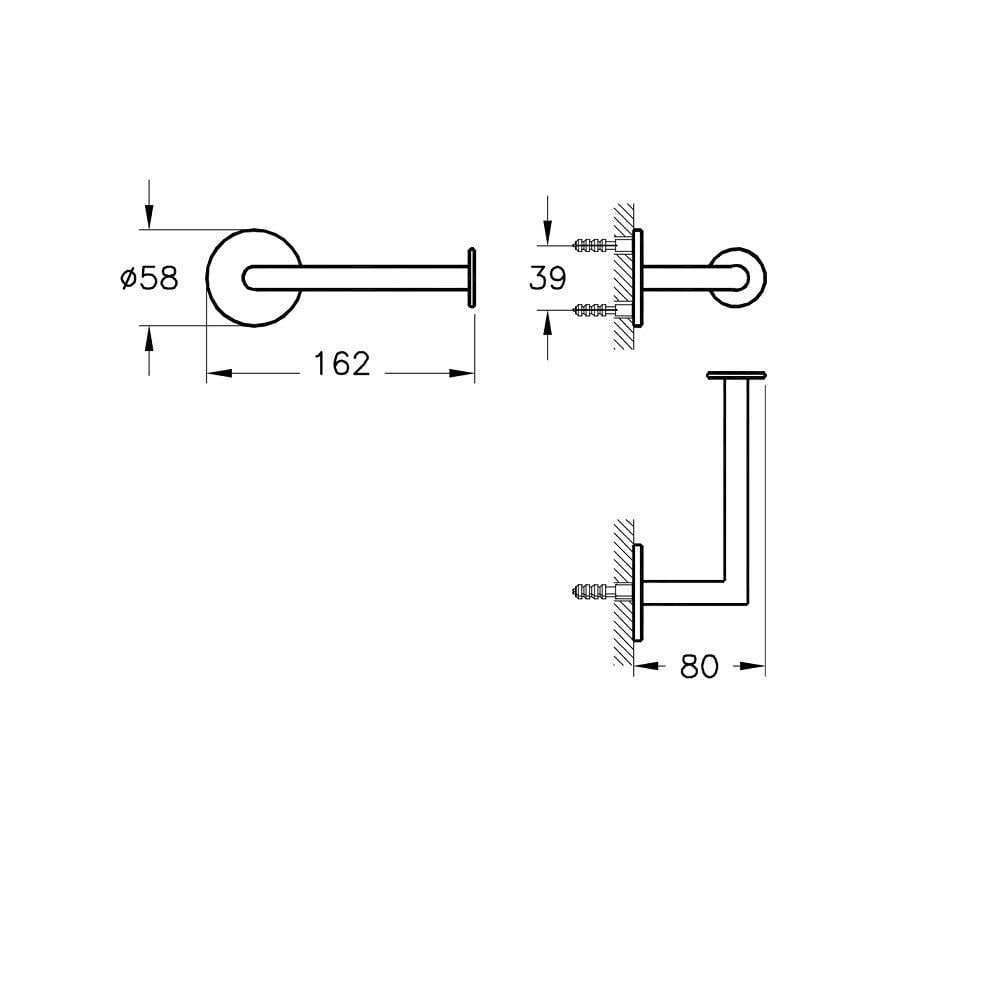 Vitra Origin Tuvalet Kağıtlığı (Kapaksız) A44887VitrAA44887Tuvalet Kağıtlığı