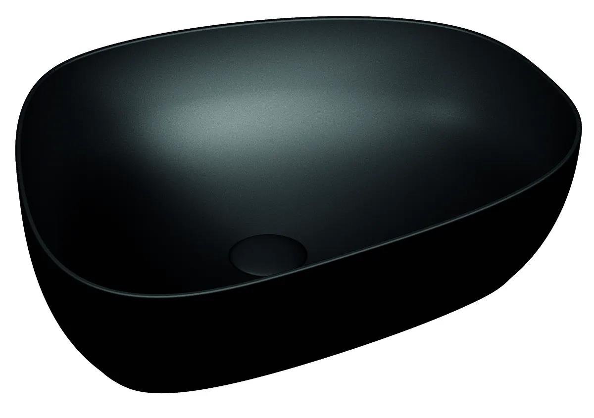 Vitra Outline Asimetrik Çanak Lavabo, 56 cm, Mat Siyah, 5991B483-0016  (sadece istanbul teslimat için uygundur )VitrA5991B483-0016Çanak Lavabo