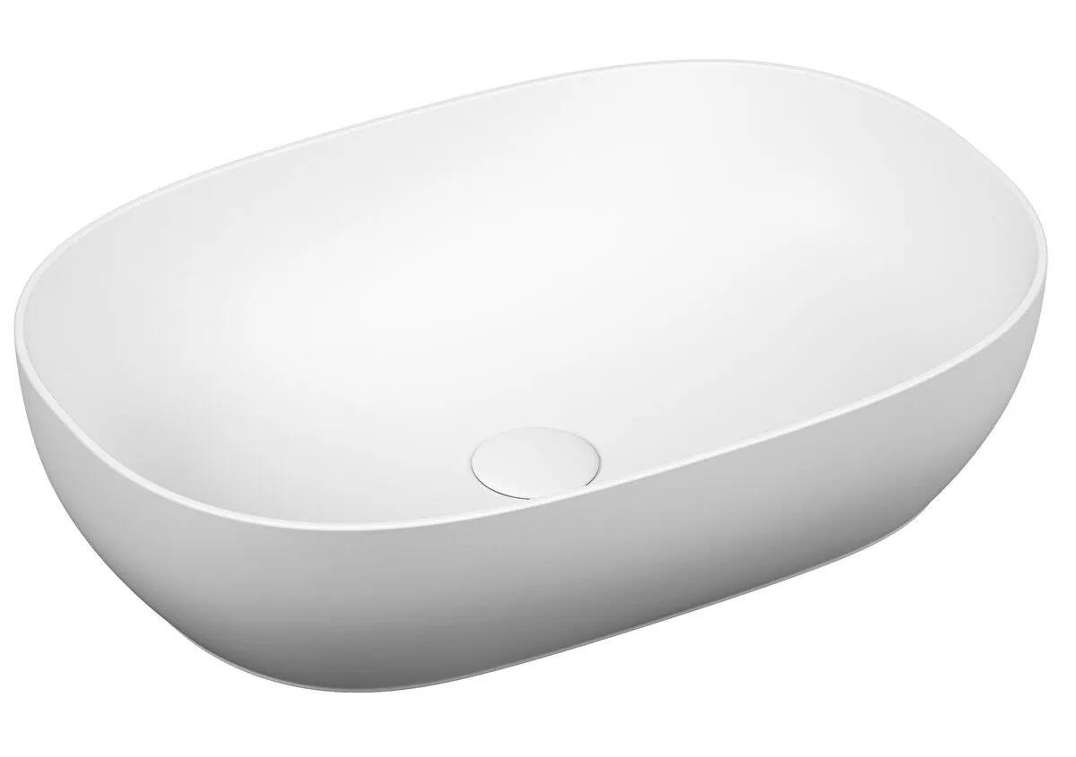 Vitra Outline Oval Çanak Lavabo, 60 cm, Mat Beyaz, 5995B401-0016VitrA5995B401-0016Çanak Lavabo