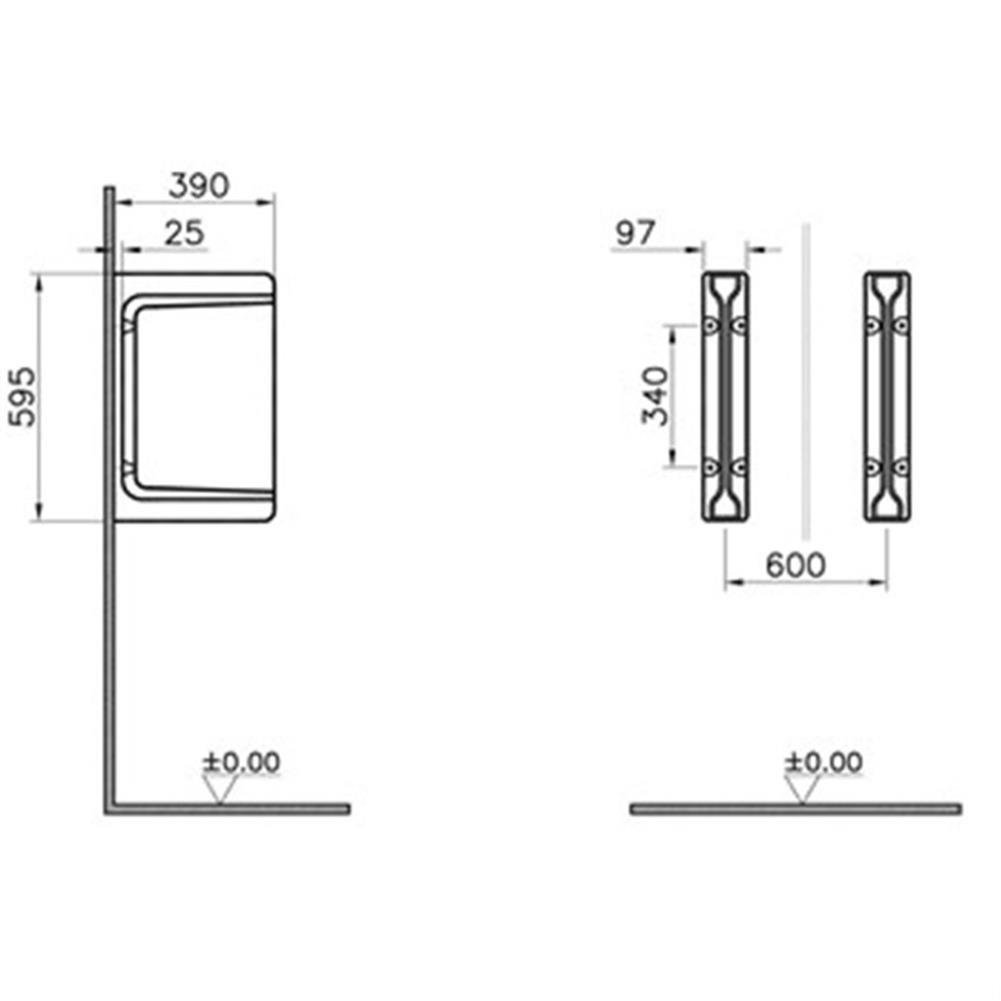Vitra Pisuvar Ara Bölme 5172L003-0155VitrA5172L003-0155Pisuvar