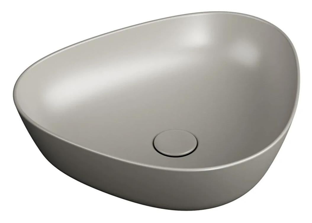 Vitra Plural Üçgen Alçak Çanak Lavabo, 47 cm, Mat Bej, 7812B420-0016VitrA7812B420-0016Çanak Lavabo