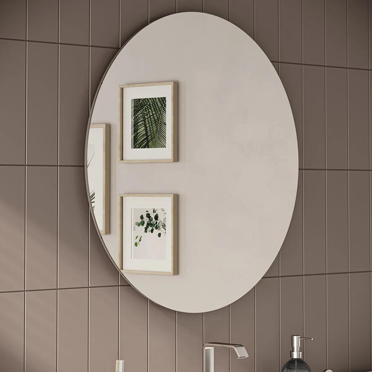 Vitra Prime Aydınlatmalı ve Sensörlü Yuvarlak Ayna, 80 cm, 67042 VitrA67042Ayna Ve Dolaplı Aynalar