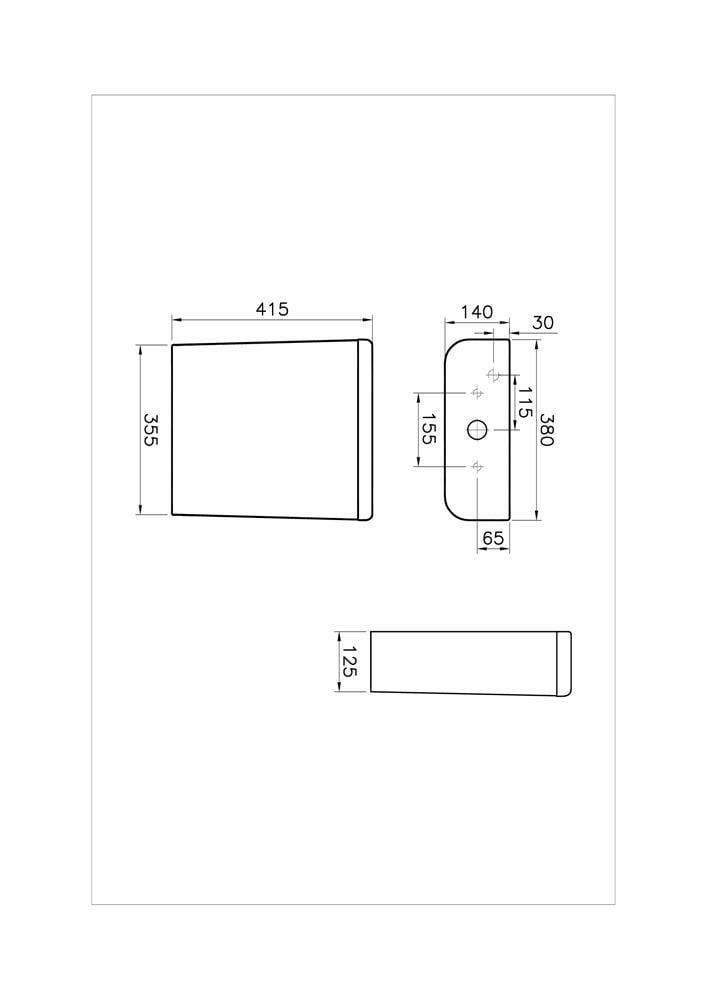 Vitra Rezervuar, Zentrum, 5783L003-0107VitrA5783L003-0107Klozet Tamamlayıcı Ürünler