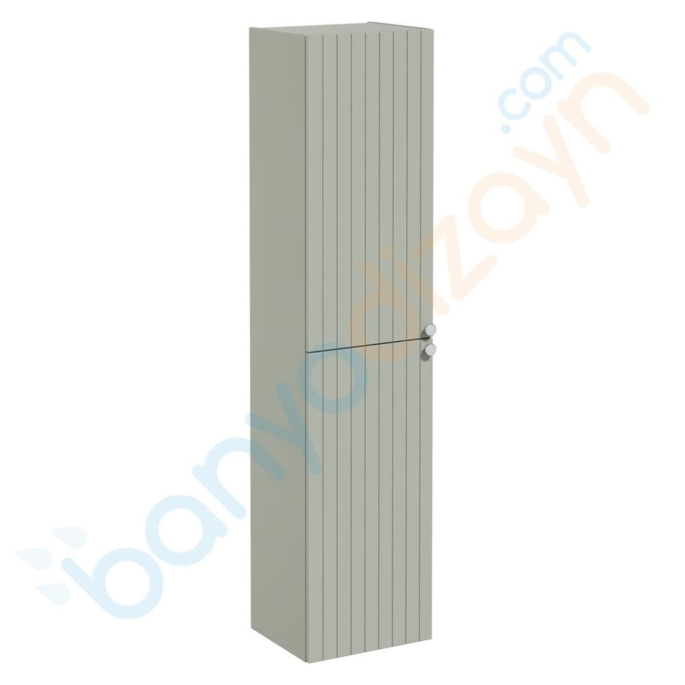 Vitra Root Groove Boy Dolabı, 40 cm, Mat Retro Yeşil, 69092 VitrA69092Banyo Boy Dolabı Modelleri 