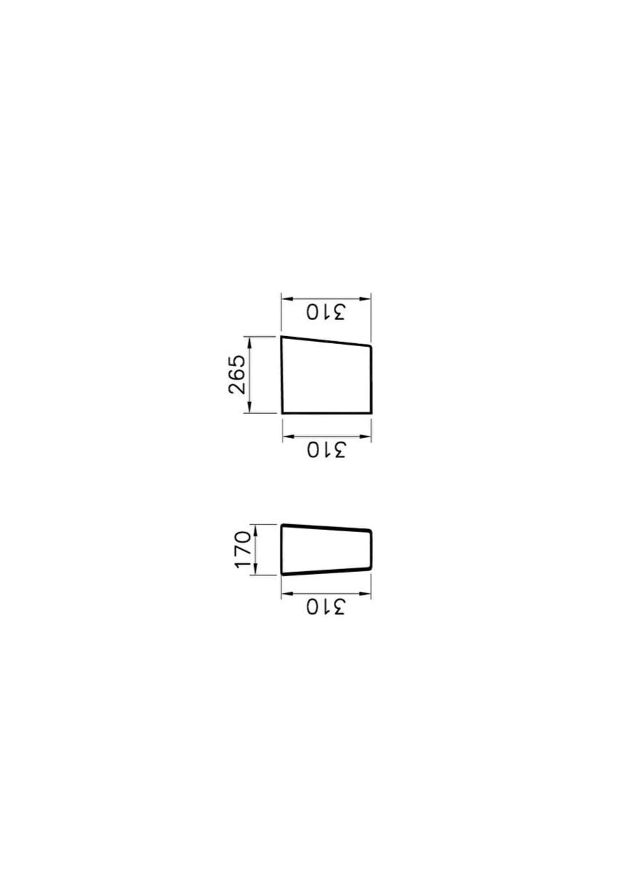 Vitra S50 Küçük Yarım Ayak, 5315L003-0156  (sadece istanbul teslimat için uygundur )VitrA5315L003-0156Standart Lavabo