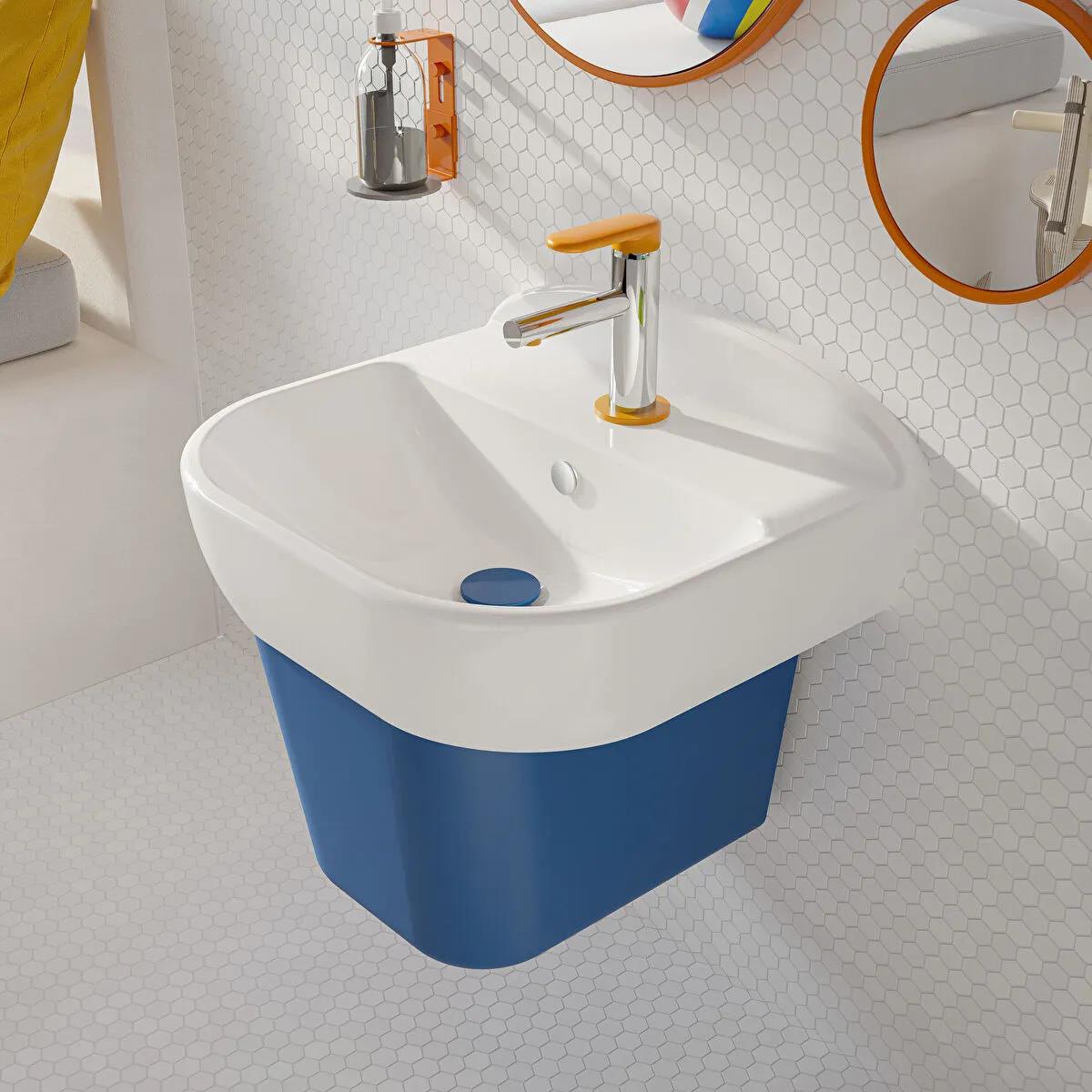 Vitra Sento Çocuk Lavabosu İçin Yarım Ayak, Mavi, 7354B021-0156VitrA7354B021-0156Standart Lavabo