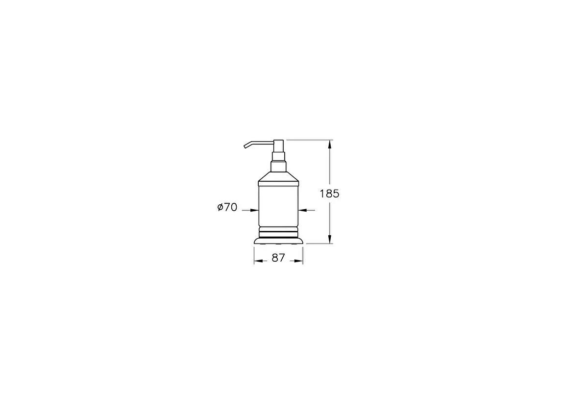 Vitra Sıvı Sabunluk. Base 300, A44143VitrAA44143Sıvı Sabunluk
