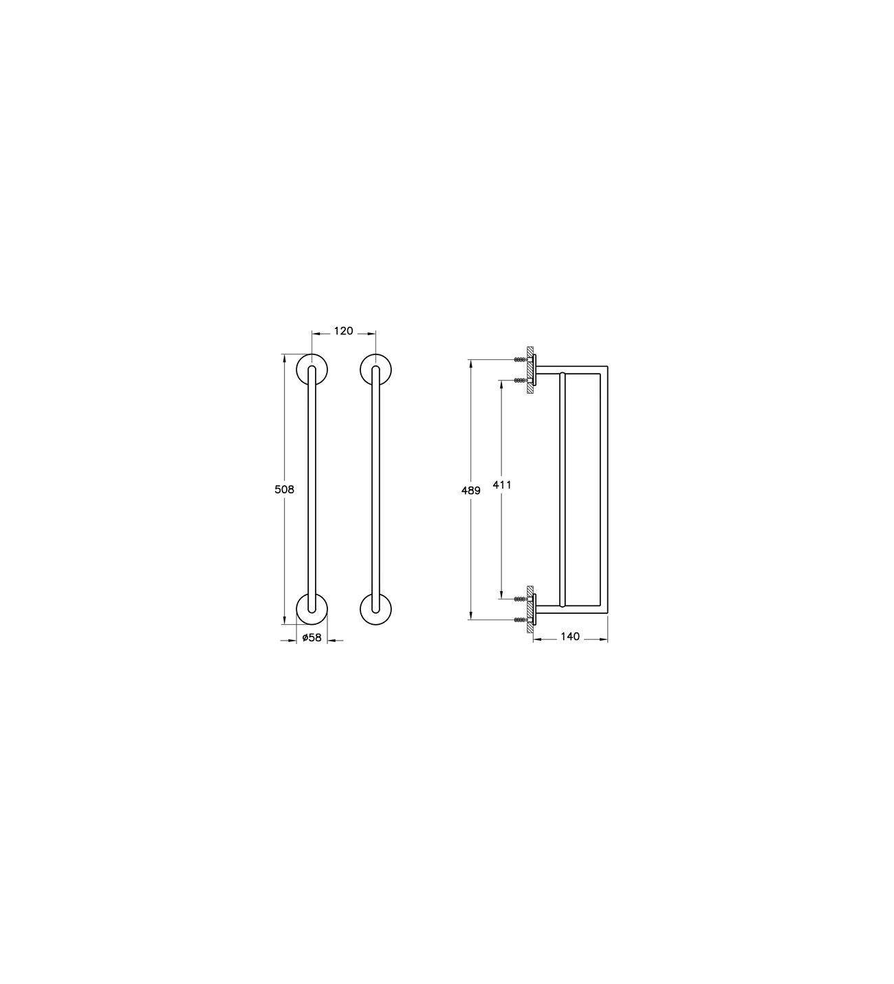 Vitra Spa Havluluğu, Origin, Mat Siyah, A4489836VitrAA4489836Banyo Havluluk